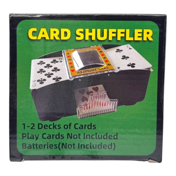 Automatic Card Shuffler Battery Operated 1–2 Deck Portable Game Night Gift Ideas - Picture 10 of 10